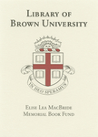 Elise Lea MacBride Memorial Book Fund