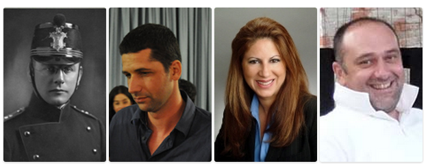 From left to right: Paul Grüninger, Avner Wishnitzer, and Leyla Wydler, Aleksander Jevtić