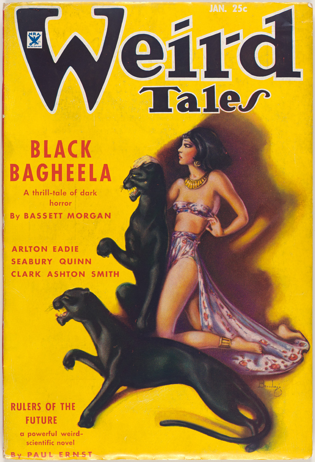 Weird Tales 1935 January (volume 25, issue 1) John Hay Library. Star Collection. PS648 S3 W4X