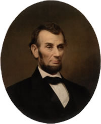 Lincoln portrait by Baumgras