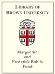 Customized digital bookplate for Marguerite and Frederick Rohlfs Fund