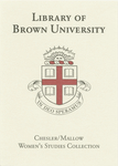 Customized digital bookplate for Ellen Chesler and Matthew J. Mallow Women's Studies Collection