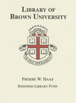 Customized digital bookplate for Phoebe W. Haas Endowed Library Fund