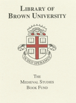 Customized digital bookplate for Medieval Studies Book Fund