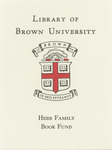 Customized digital bookplate for Hebb Family Book Fund