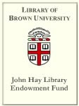 Customized digital bookplate for John Hay Library Endowment Fund