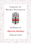 Melissa Amaral, Class of 2008