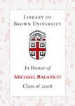 Michael Balatico, Class of 2008