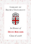 Devin Beecher, Class of 2008