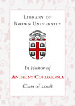 Anthony Costagliola, Class of 2008