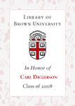 Carl Dickerson, Class of 2008