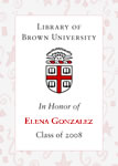 Elena Gonzalez, Class of 2008