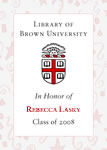 Rebecca Lasky, Class of 2008