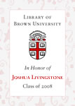 Joshua Livingstone, Class of 2008