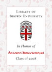 Aingaran Sriskandarajah, Class of 2008