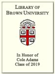 Cole Adams, Class of 2019