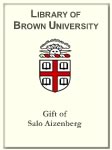 Customized digital bookplate for Salo Aizenberg
