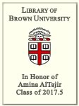 Amina AlTajir, Class of 2017.5