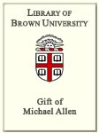 Customized digital bookplate for Michael Allen
