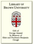 Customized digital bookplate for George Amaral in Memory of Elsie and Professor Benjamin Clough