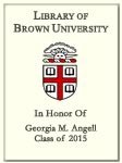 Georgia M. Angell, Class of 2015