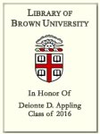 Deionte D. Appling, Class of 2016