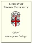 Customized digital bookplate for Assumption College