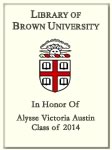 Alysse Victoria Austin, Class of 2014