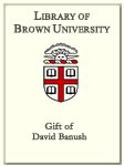 Customized digital bookplate for David Banush