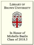 Michelle Bazile, Class of 2018.5
