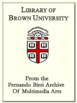 Customized digital bookplate for Fernando Birri Archive of Multimedia Arts