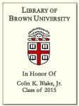 Colin K. Blake, Jr., Class of 2015