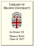 Eleanor Bohn, Class of 2017