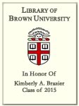 Kimberly A. Brazier, Class of 2015