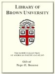 Customized digital bookplate for Peter E. Browne to the Harris Collection