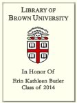 Erin Kathleen Butler, Class of 2014