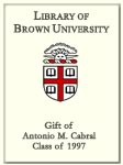 Customized digital bookplate for Antonio M. Cabral, Class of 1997