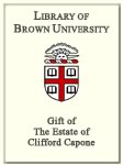 Customized digital bookplate for the Estate of Clifford Capone