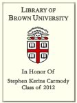 Stephen Kerins Carmody, Class of 2012