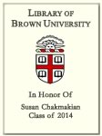 Susan Chakmakian, Class of 2014