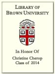 Christine Cherop, Class of 2014
