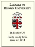 Emily Cindy Chiu, Class of 2014
