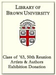 Customized digital bookplate for Class of '63, 50th Reunion, Artists & Authors Exhibition
