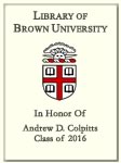 Andrew D. Colpitts, Class of 2016