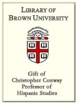 Customized digital bookplate for Professor Christopher Conway