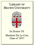 Matthew De La Cruz, Class of 2017