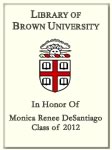 Monica Renee DeSantiago, Class of 2012