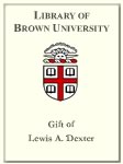 Customized digital bookplate for Lewis A. Dexter