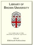 Customized digital bookplate for Elkhound Publications to the Harris Collection