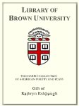 Customized digital bookplate for Kathryn Eshbaugh to the Harris Collection
